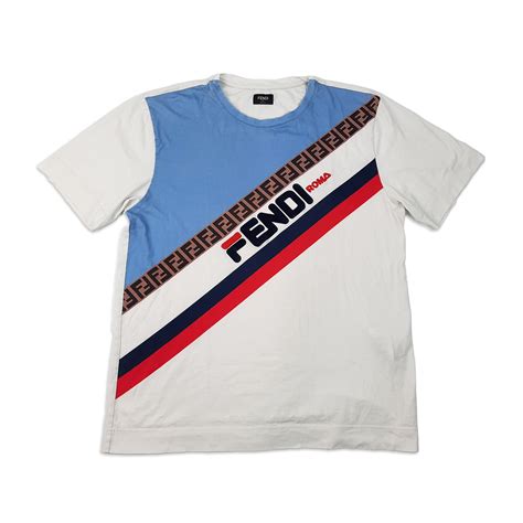 fendi x fila t shirt|porter fila x fendi sneakers.